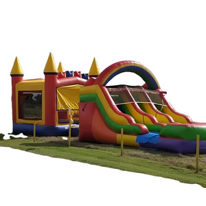 Commercial Kids Playground Obstacle Toboggan Gonflable Bouncy Water Slide Combo Bounce House Inflatable Bouncer