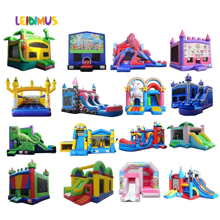 Bonce Rent Outdoor Castle Party Dock Inflatable Bounce House With Roof