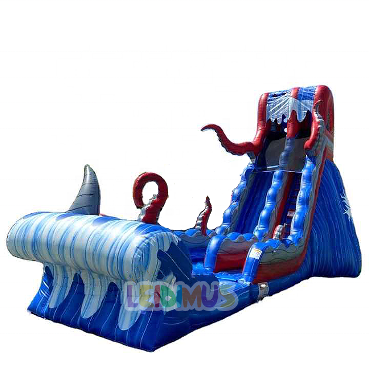 volcano inflatable outdoor playground water slide with pool kids and adults water slide inflatable house waterslide foe sale