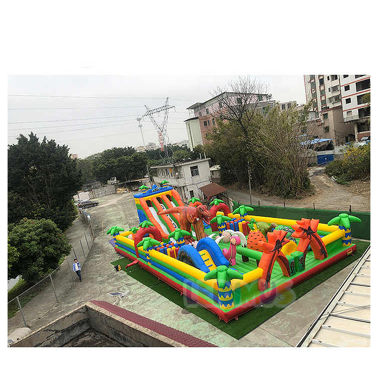 Dinosaur Park Inflatable bouncer bounce house Amusement Park Giant bouncy castle Combo Fun City Outdoor big jumping castle