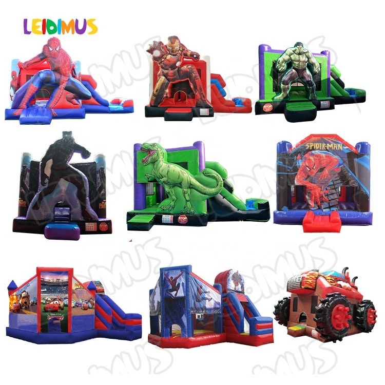 Commercial Fun Spider-man Inflatable Super Hero Jumper Spiderman Castle Superhero Spider Man Bounce House