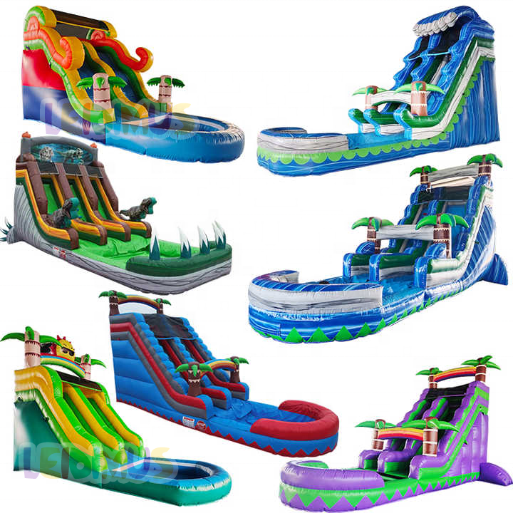 waterslide pool commercial inflatable water slide for kid big cheap bounce house jumper bouncy jump castle bouncer large china