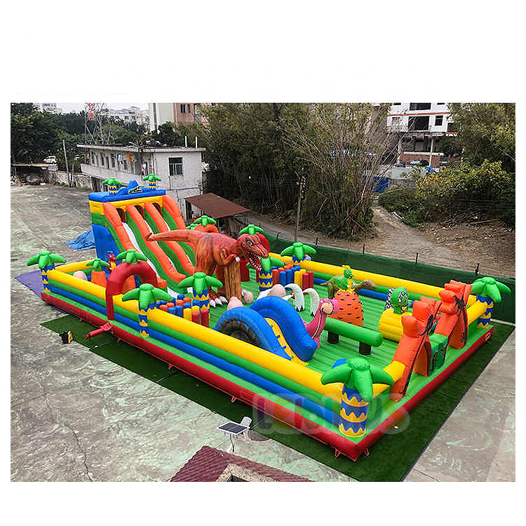 Dinosaur Park Inflatable bouncer bounce house Amusement Park Giant bouncy castle Combo Fun City Outdoor big jumping castle