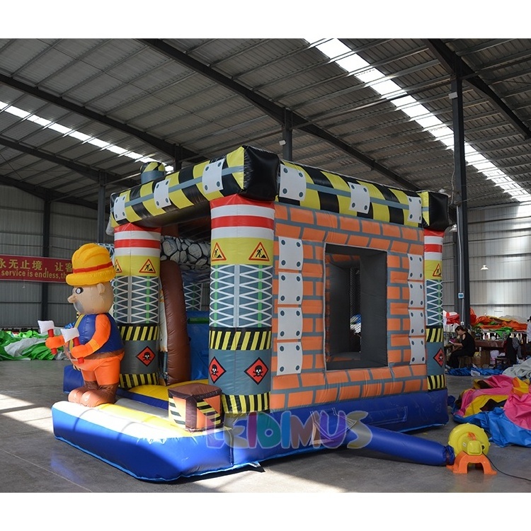 Inflatable Cartoon Character Bouncy Castle Prices Wholesale Engineering car Bouncer Castle Jumper Inflatable Factory