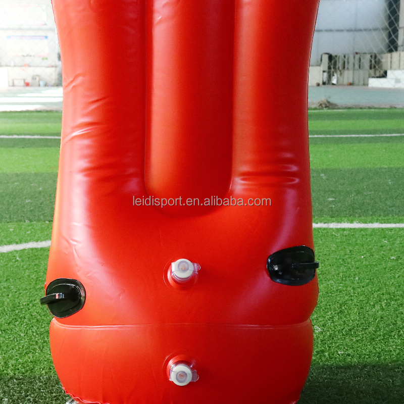 Wholesale Football Field Training Equipment Football Free kick Inflatable Human Wall 1.75 M Football Dummy