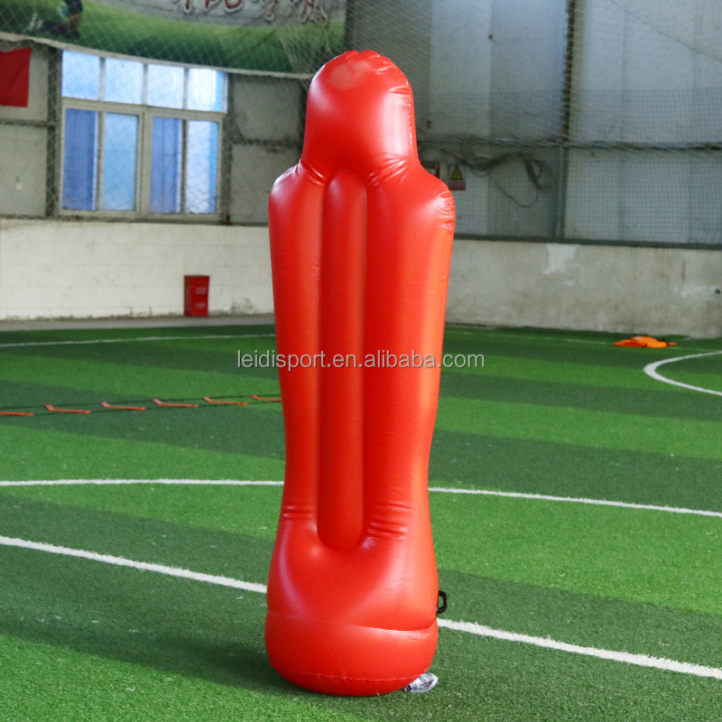 Wholesale Football Field Training Equipment Football Free kick Inflatable Human Wall 1.75 M Football Dummy