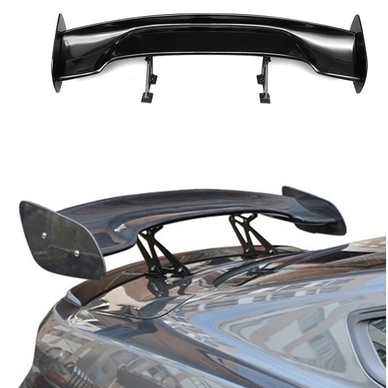 Universal car accessories auto parts real carbon fiber car rear wing 145CM Spoiler