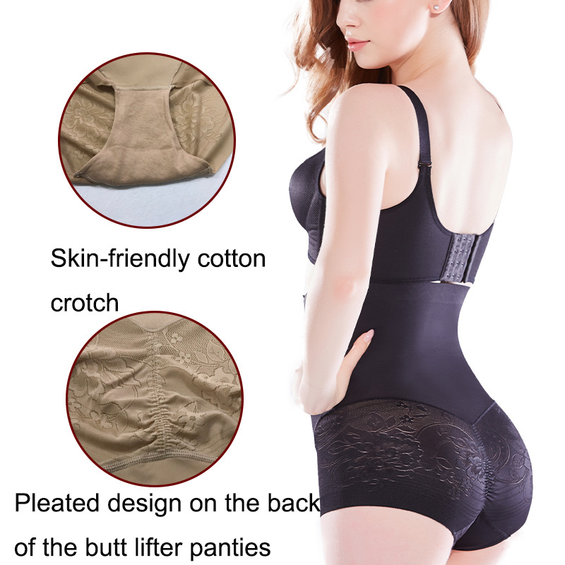 Dropshipping High Waist Body Shaper Slimming Butt Lifter Women's tightening Shapewear Tummy Control Panties