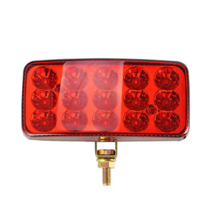 24V flashing red yellow white green blue rear fog lights Universal Led Truck Tail Light Fog Light