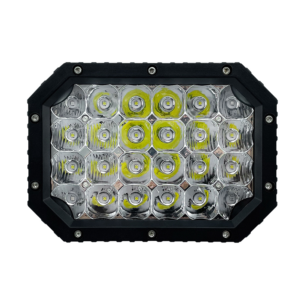 High quality High Power 12-80V Led Work Light Square Truck Farm Mine Machines Flashing Spot Lights LED Driving Light