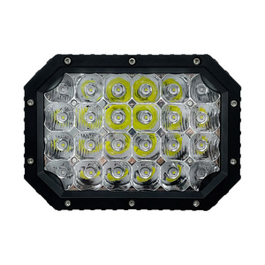 High quality High Power 12-80V Led Work Light Square Truck Farm Mine Machines Flashing Spot Lights LED Driving Light