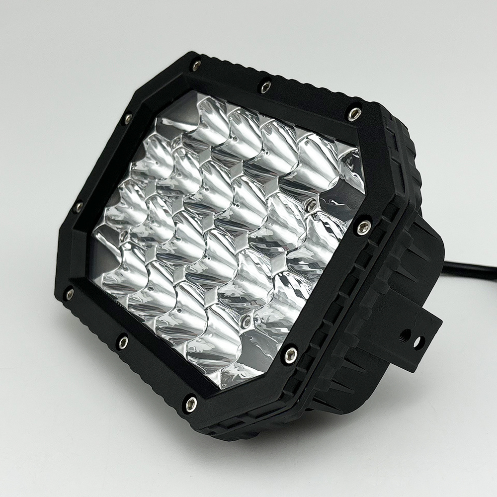 High quality High Power 12-80V Led Work Light Square Truck Farm Mine Machines Flashing Spot Lights LED Driving Light