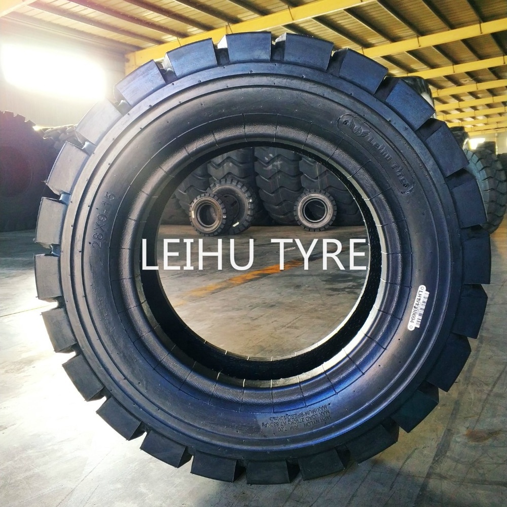 Superior Quality Of Inflatable Forklift Tire 28*9-15 (8.15-15)