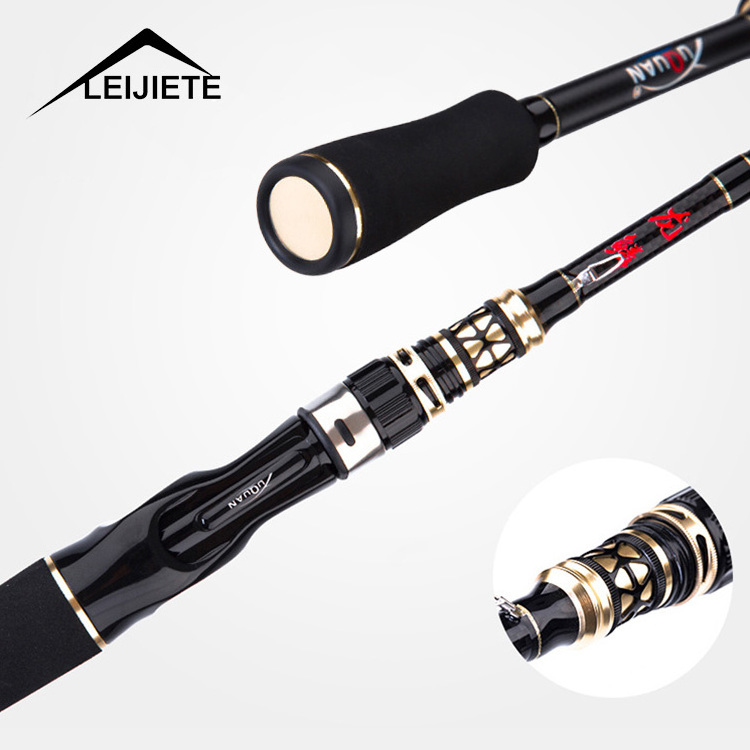 LLC2021 Trout Casting Light 2.1M High Carbon Sea Bass Carbon Fiber Fishing Rods Fuji Parts Rod Fishing Surf  Fishing Rod