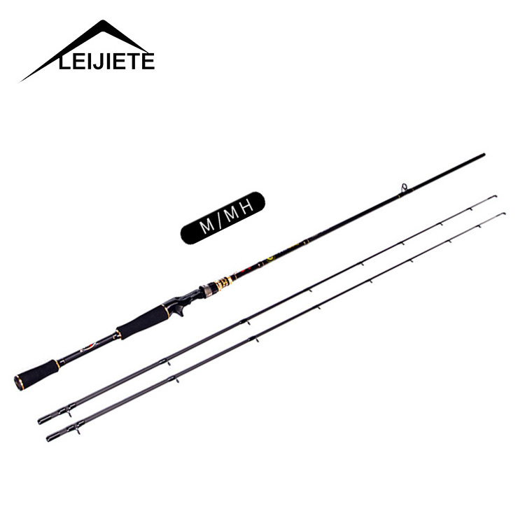 LLC2021 Trout Casting Light 2.1M High Carbon Sea Bass Carbon Fiber Fishing Rods Fuji Parts Rod Fishing Surf  Fishing Rod