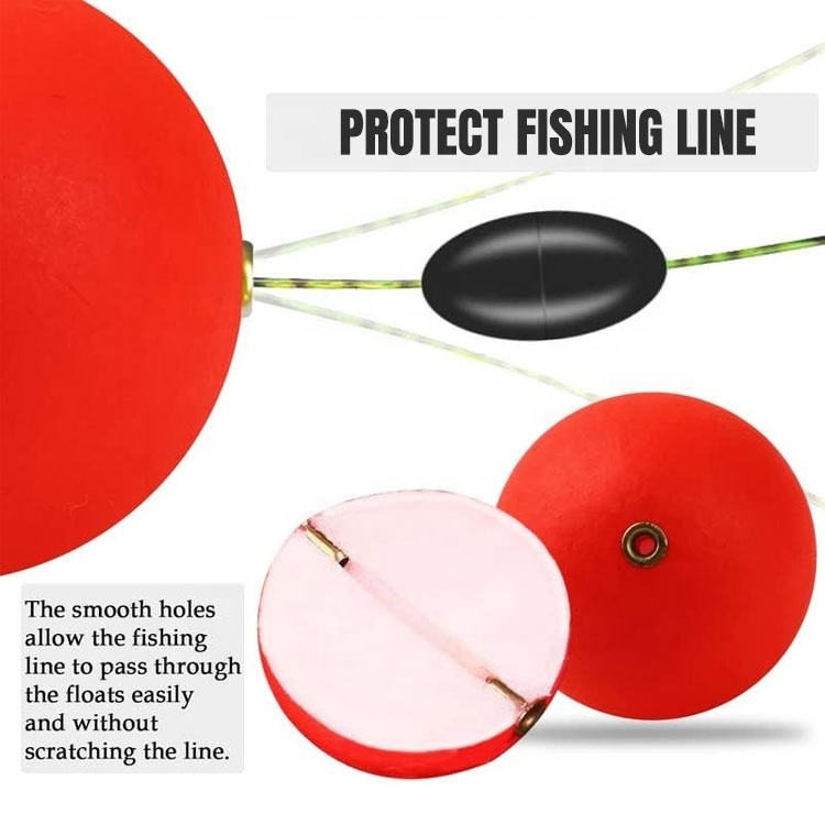 round longline commercial artificial lures pond bullet rod accessories night bobbers eps plastic pvc eva foam fishing float ball