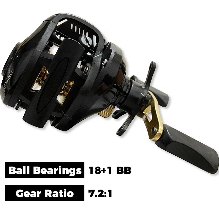 Hot customized Wheel Baitcasting Reel 2000 baitcast casting 5KG Drag Fresh Carp Reel Fishing Saltwater Sea Fishing Reel