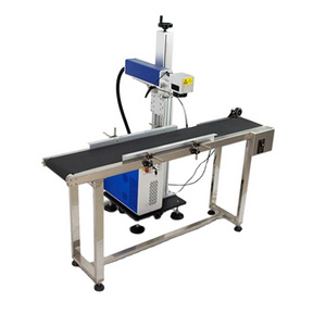 Portable Moveable 20W 30W 50W Optical Fiber Laser Engraving Machine  Metal And Non-metal Jpt Raycus Laser Marker