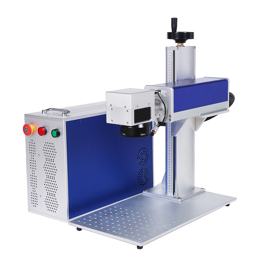 Portable mini 20w 30w 50w fiber jpt mopa raycus vin number desktop pipe laser marking machine