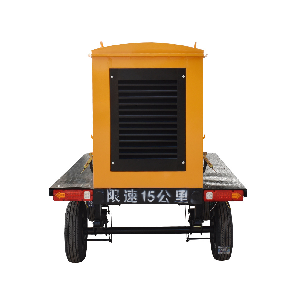 Electric power water cooled 60hz 230V 20kw 25kva rainproof trailer type diesel generators 4 wheels with famous engine