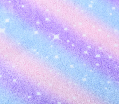 Printed starry sky unicorn double sided Luminous  Glow In The Dark Flannel Fabric For Blanket