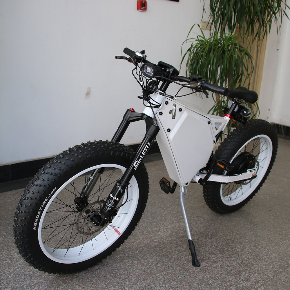 26 Inch electric Chopper Bike 5000W Electric Fat Bike Beach Cruiser Electric Bicycle