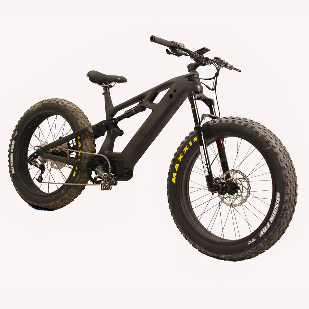 2021 Carbon fiber Fat Bike full suspension/New Fat Tyre Bike big Wheels 26x4.8 tires for Sale