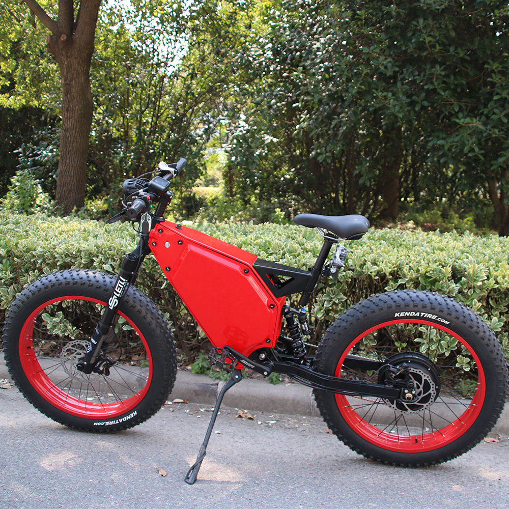 26 Inch electric Chopper Bike 5000W Electric Fat Bike Beach Cruiser Electric Bicycle