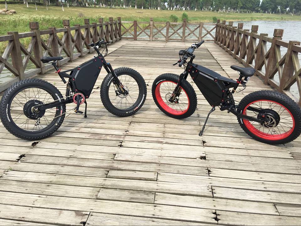 26 Inch electric Chopper Bike 5000W Electric Fat Bike Beach Cruiser Electric Bicycle