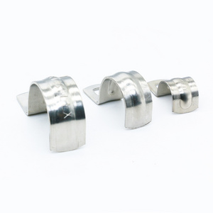 Automated Production Pipe Fittings Of Half U-Shaped Fitting Clamps For Pipe And Cable Lines Pvc Pipe Repairu Type Clamp