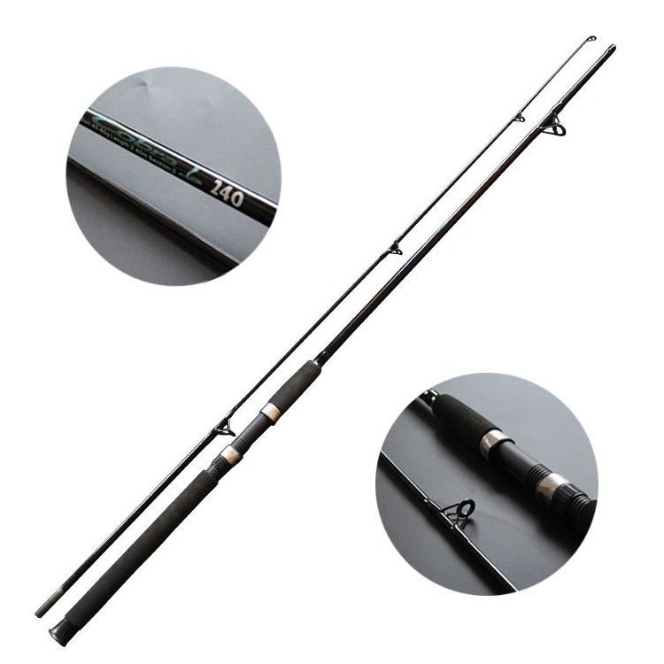 2 Section Colourful Fishing Tackle Surf Rods Carp Fishing Tackle Fiberglass Fishing Rod Blanks