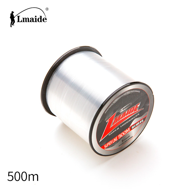 Lmaide Fishing Line 500m linha de pesca Nylon Monofilament Fishing Line Carp Super Strong Nylon Mono Line