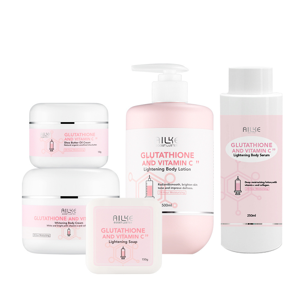 Gluta 7 days Result Super Whitening Beauty Skin Care Set Premium Bleaching Booster for African Half Cast skin body lotion