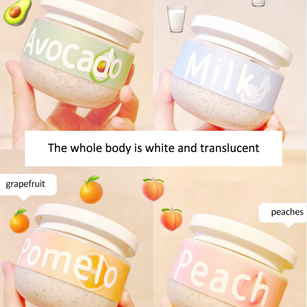 Custom Logo Exfoliating whitening Arrival Skin Care SPA Whitening Moisturizing Fruit Scent Body Scrub