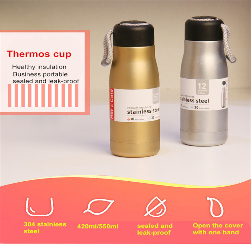 Hot sell china large capacity insulated water thermos 18 8 high grade 304 stainless steel sports slim vacuum flask