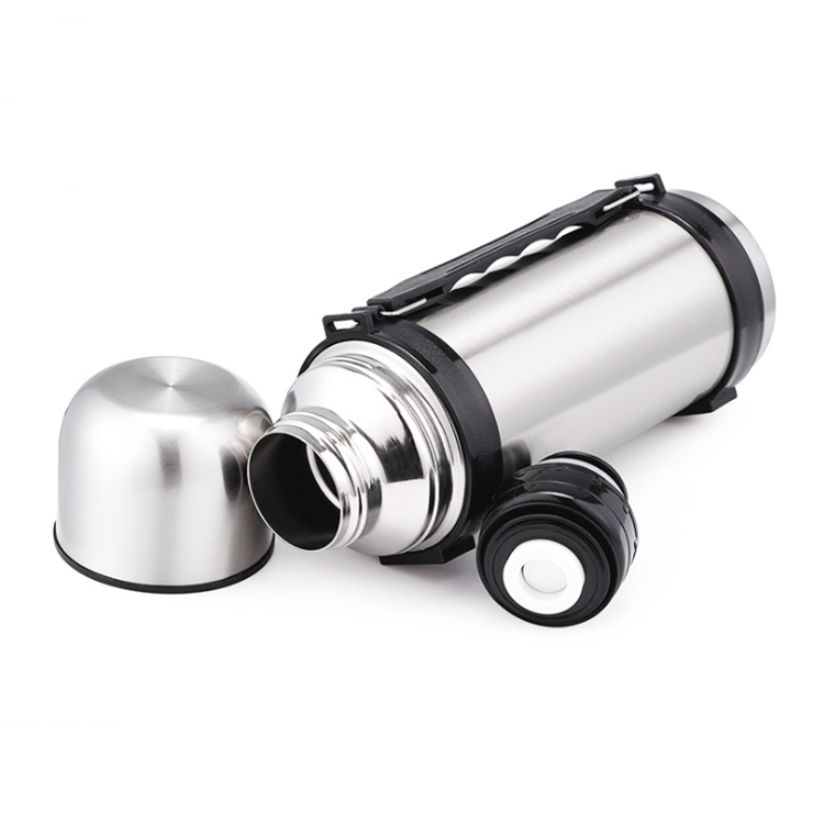 Wholesale1l Double Walled Stainless Steel Insulated Thermos Flask Vacuum Bottle Large Capacity Car Portable Sport Travel Pot