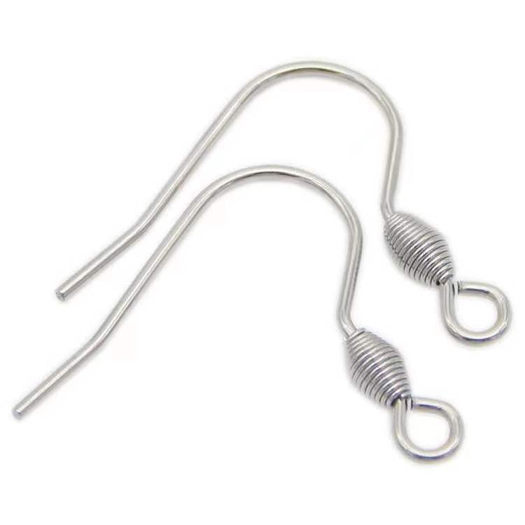 Custom DIY jewelry material stainless steel earring hook findings for earring making