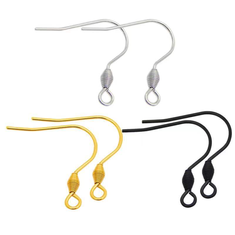 Custom DIY jewelry material stainless steel earring hook findings for earring making