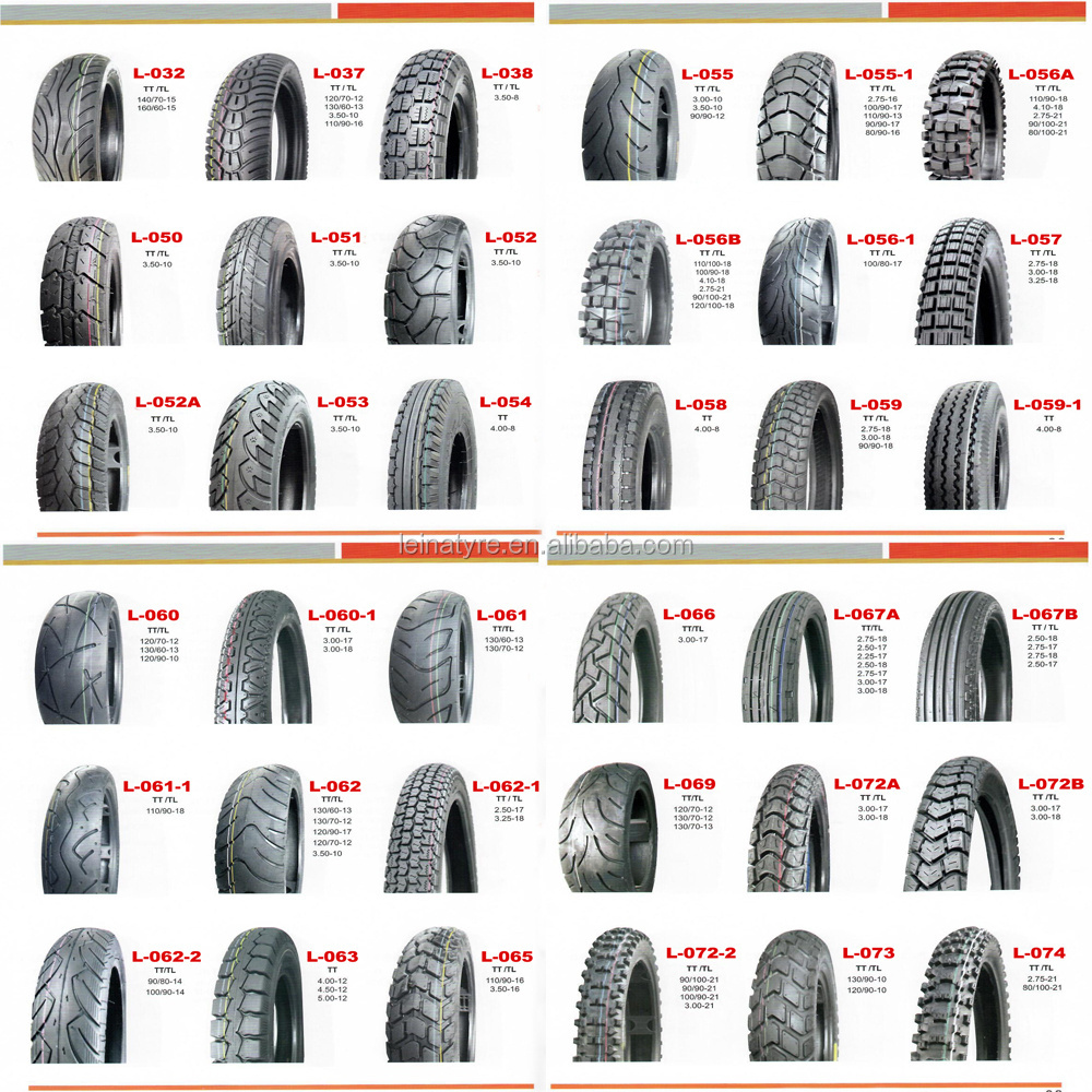 llantas de moto 225-18 250-18 275-18 300-18 Motorcycle tyre and inner tube