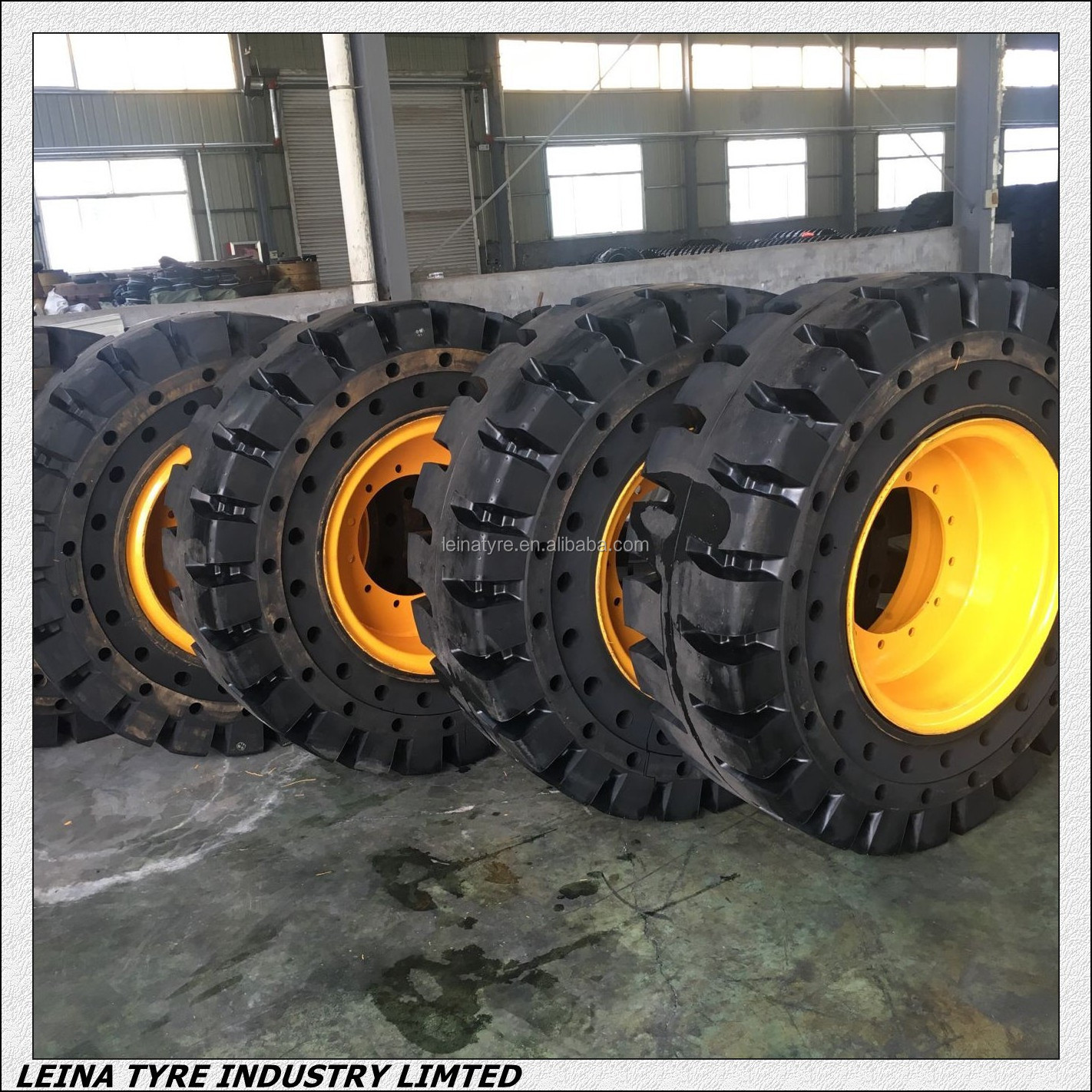 Caterpillar heavy dump truck tyres 23.5-25 26.5-25 29.5-25 L-5 big solid OTR tire for wheel loader