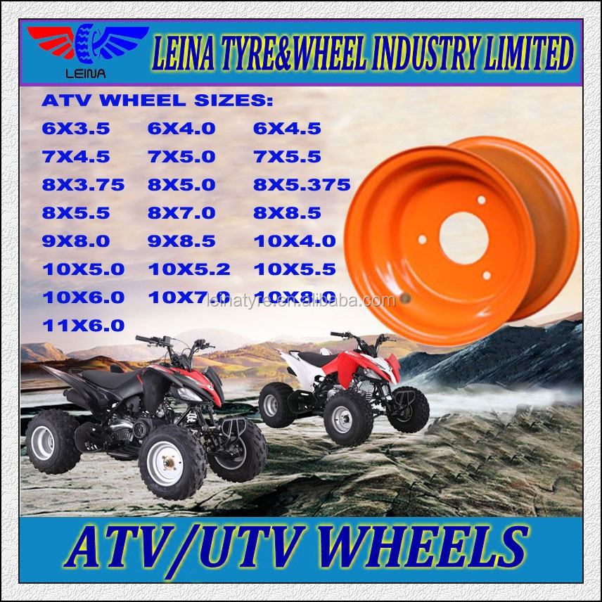 Steel Wheel Rim 9X8 9x9 for ATV GARDEN GOLF CAR Tire 20x11-9