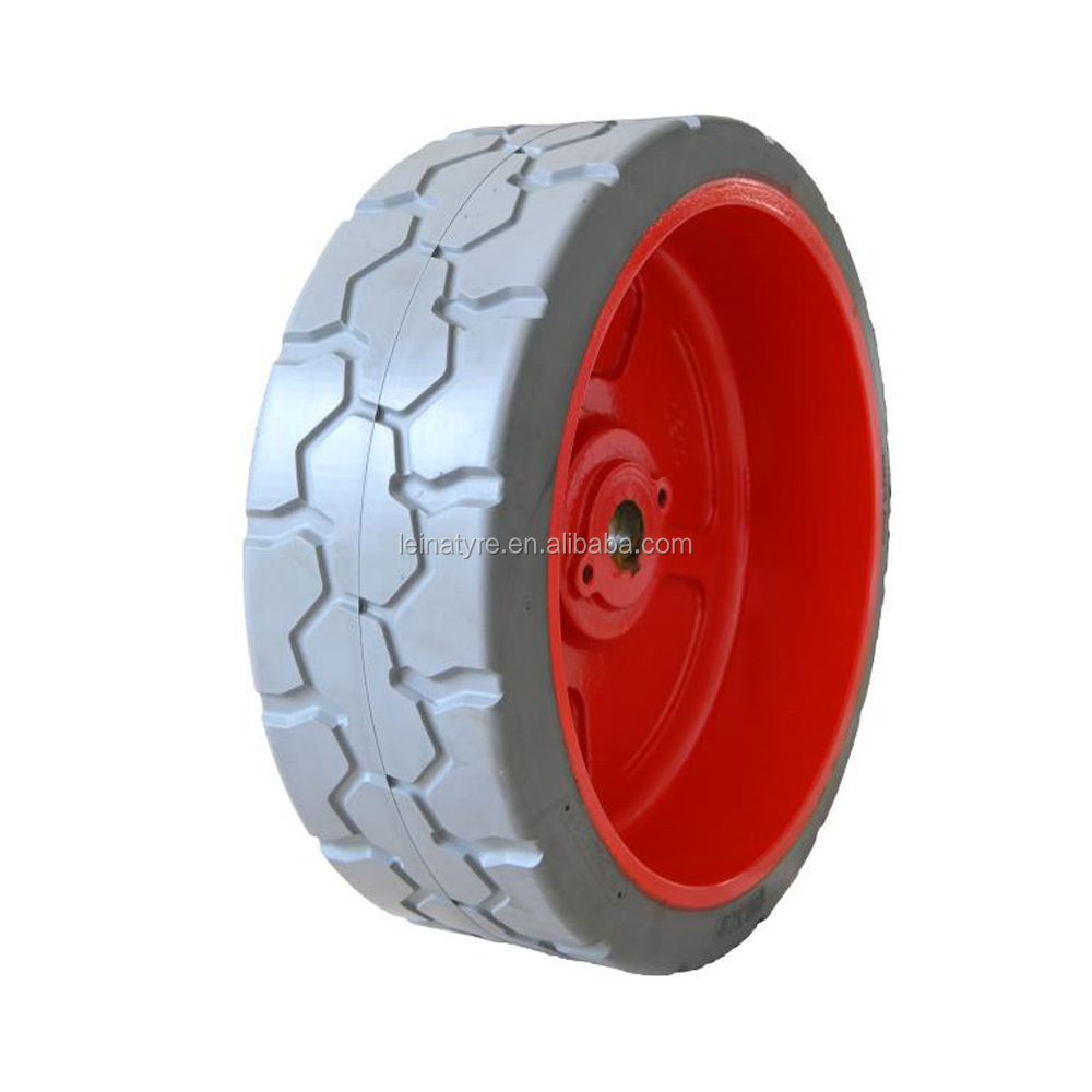 Mould On Solid Tyres 381*127 406*125 16*5*12 230*80 230*100 tires for Scissor Lift