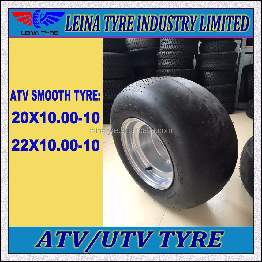 Racing slick tires 20X10.00-10 ATV smooth tyre for rim size 10X8.00