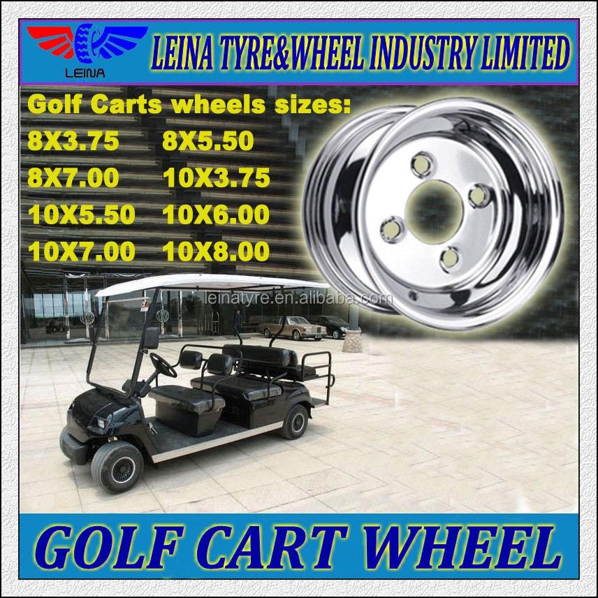 China golf cart steering wheel 8X3.75 8X5.50 8X7.00 ATV and UTV rims