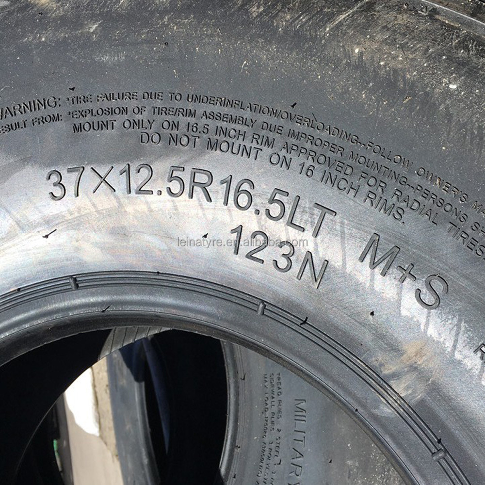 Radial off the road truck tyres 37X12.5R16.5 37*12.5*16.5 37/12.5/16.5 strong structure Tire for Hummer car