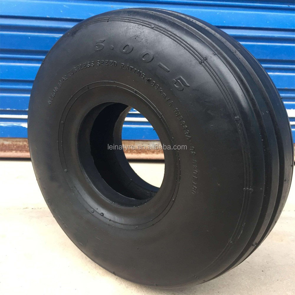 Plane tires 6.00-6 with rib pattern for aircraft