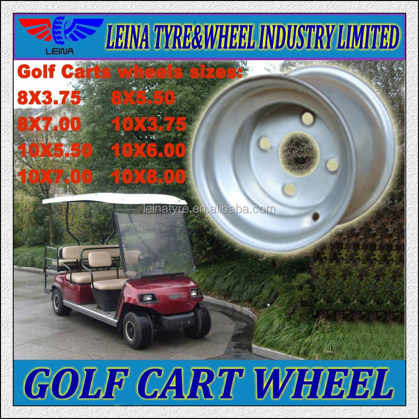 China golf cart steering wheel 8X3.75 8X5.50 8X7.00 ATV and UTV rims