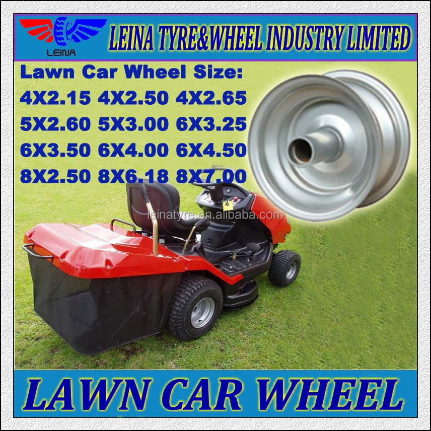 garden rims 8 inch mower wheel 8x5.375 lawn tire and rim