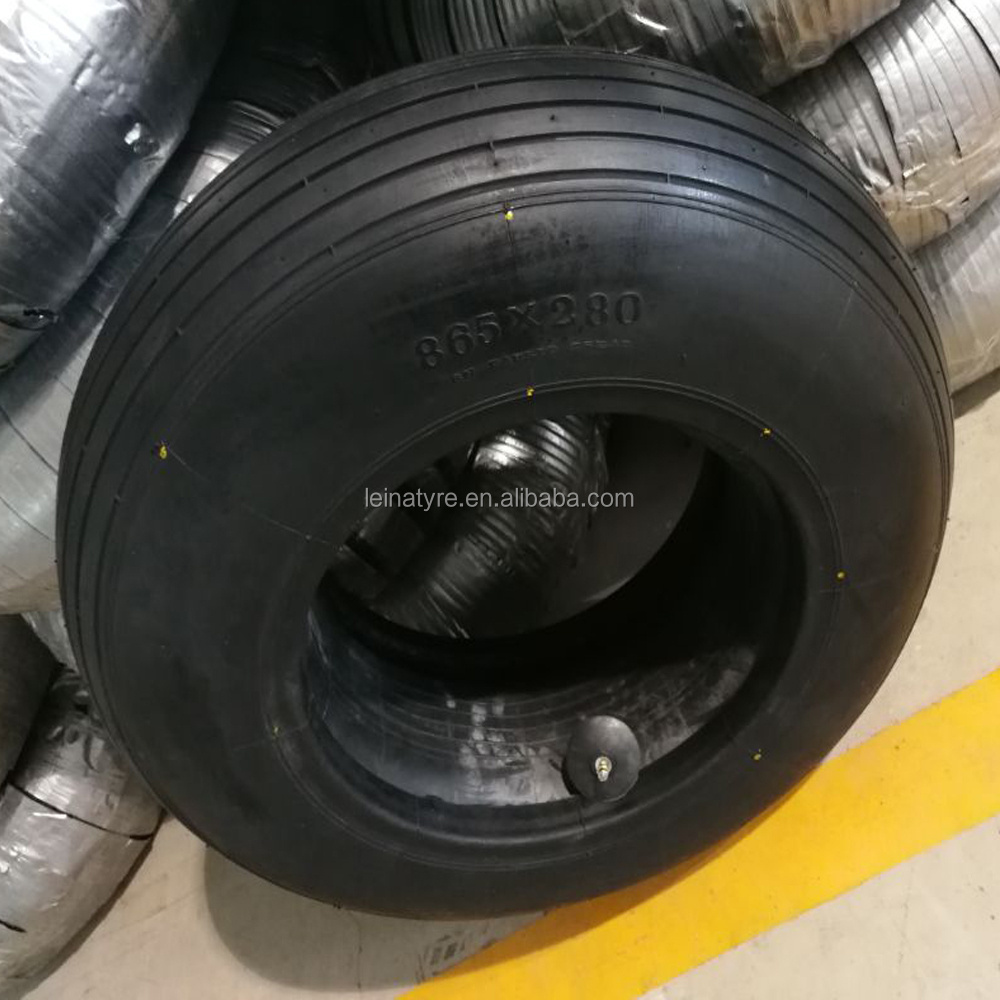 Plane tires 6.00-6 with rib pattern for aircraft