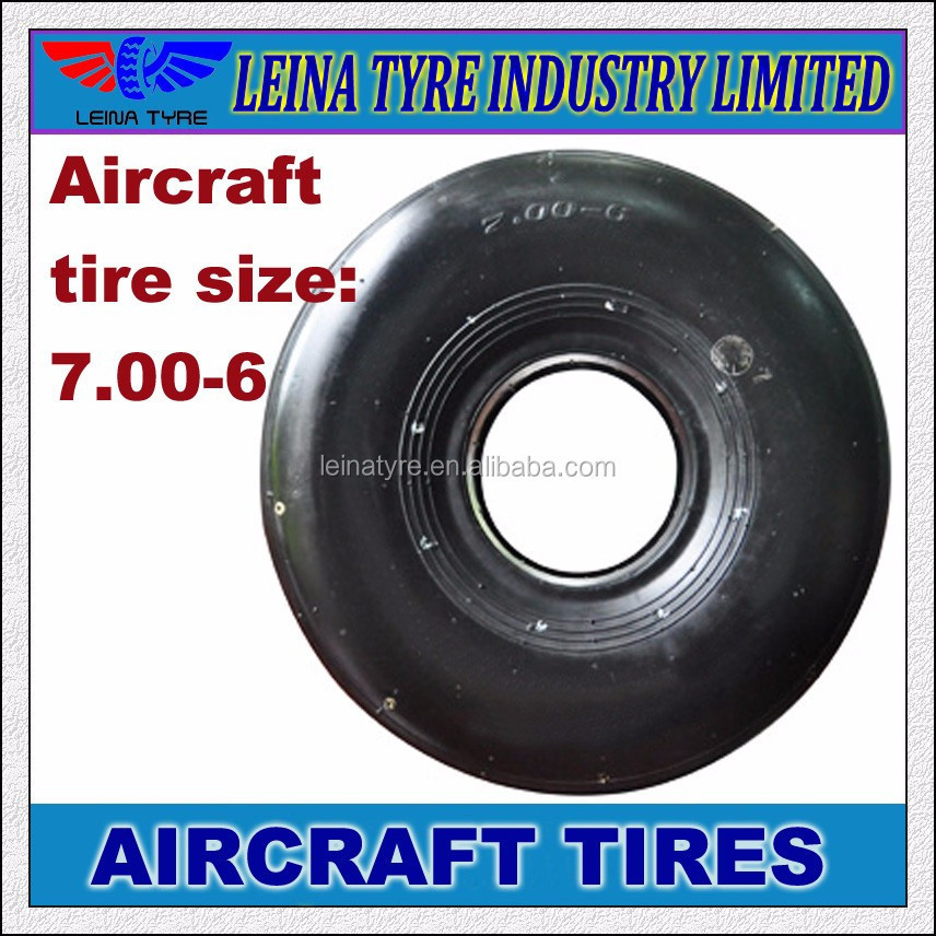 Plane tires 6.00-6 with rib pattern for aircraft